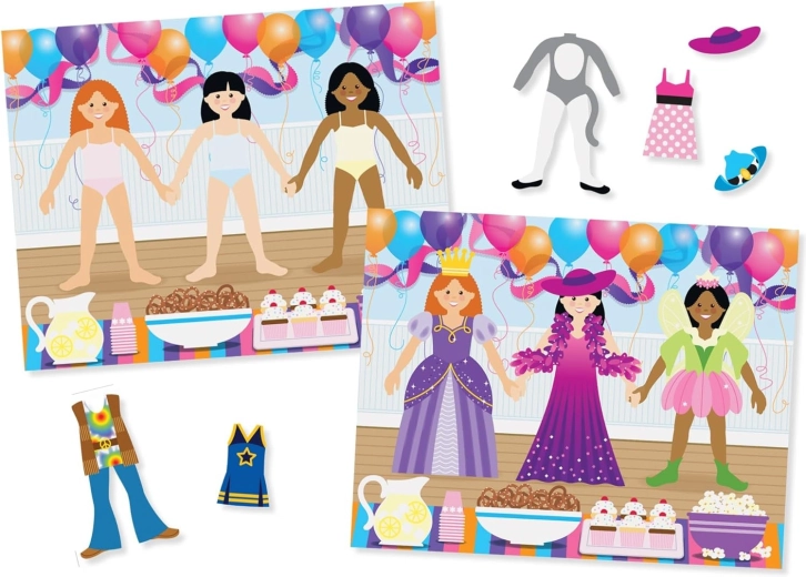 Set de pegatinas reutilizables para vestir MELISSA & DOUG