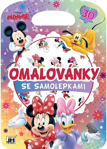 Cuaderno para colorear con pegatinas Minnie