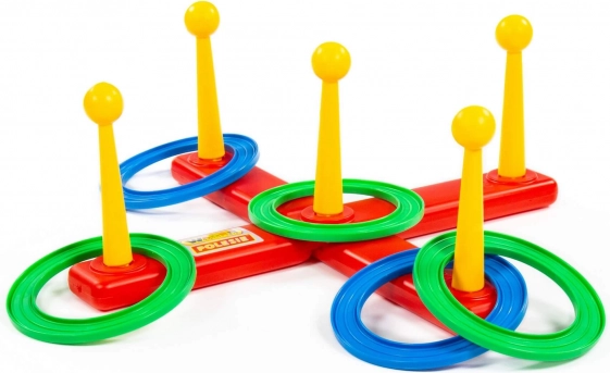 Juego de plástico Lanza el aro