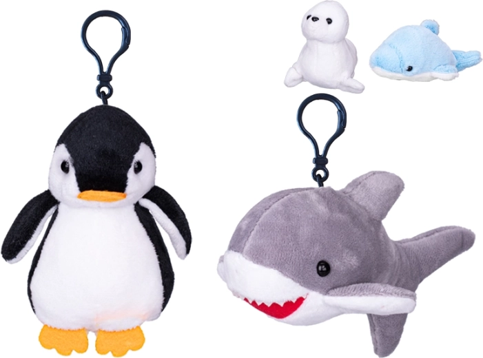 Llavero de peluche – animal marino 10 cm