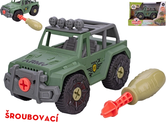 Coche todoterreno militar para atornillar 13,5 cm
