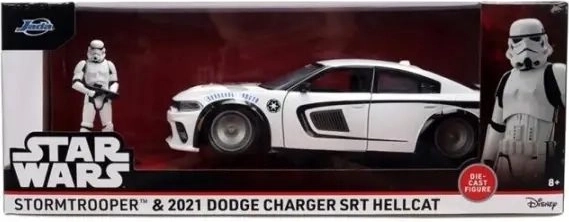 Jada Star Wars Dodge Charger r/t 1:24 con figura de Stormtrooper