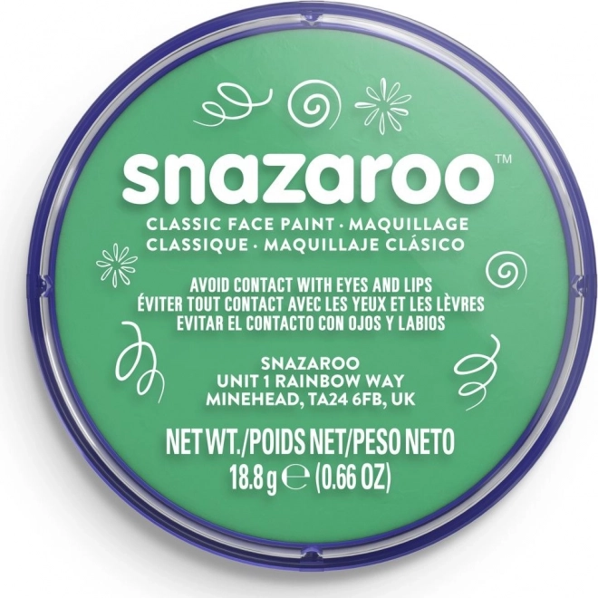 Pintura facial Snazaroo verde brillante 18 ml