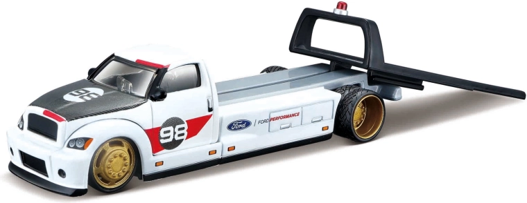 Transportador Maisto con modelo Ford GT Heritage Edition 1:64