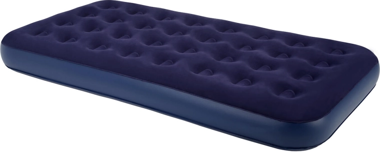 Colchón inflable azul-negro 191 × 99 × 22 cm