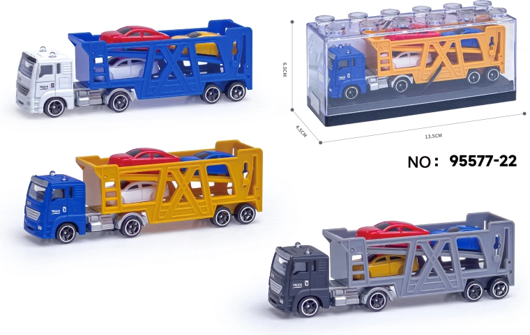 Modelo metálico de camión con remolque 1:64 – varias variantes