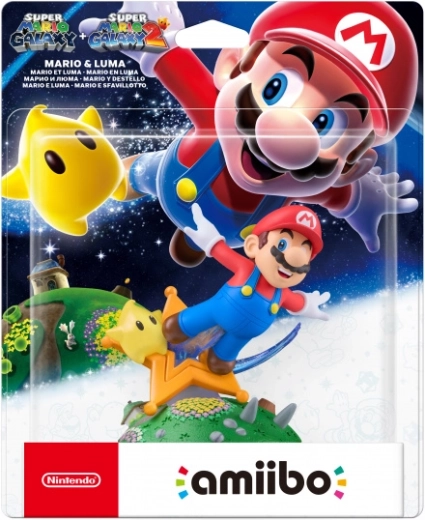 Figura amiibo Super Mario Galaxy Mario y Luma