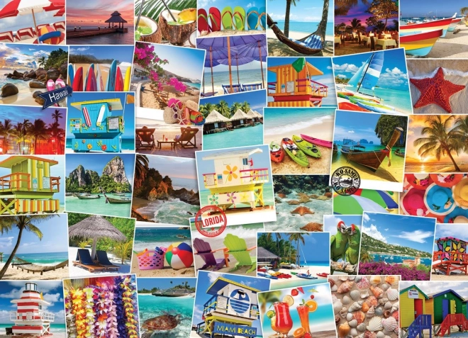 Puzzle Eurographics Globetrotter – playas 1000 piezas
