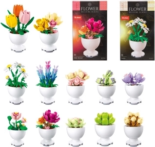 Kit de construcción: flor de bloques
