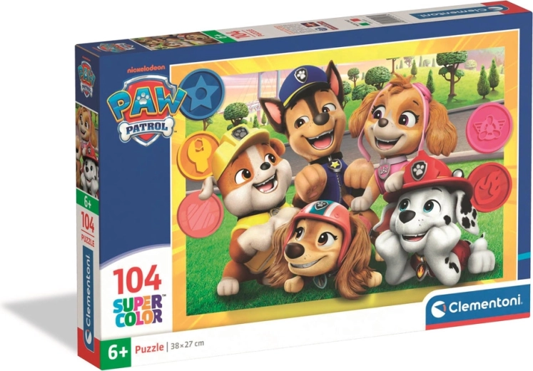 Puzzle 104 Super Color PSI PATROL de Clementoni