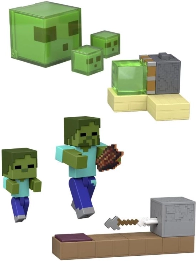 Figura de acción de Minecraft de 8 cm con accesorios del juego