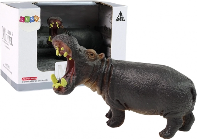 Figura de hipopótamo de la colección Animales del Mundo