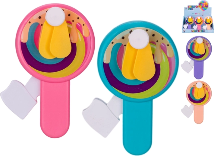 Piruleta con ventilador de 13,5 cm – dulce divertido para niños