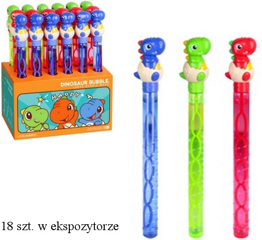 Espada para pompas con dinosaurios