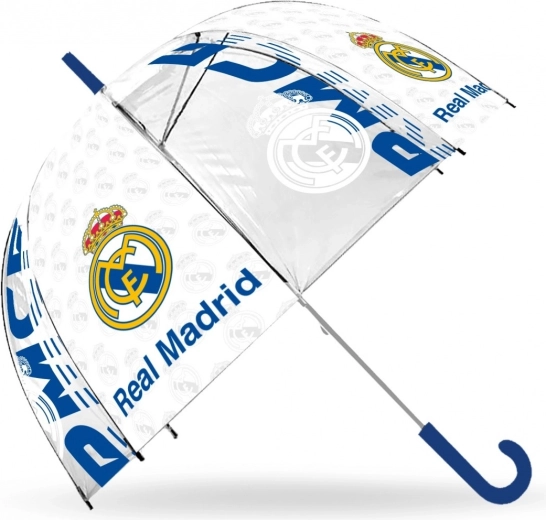 paraguas infantil transparente manual Real Madrid 19″