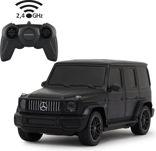 Coche RC Jamara Mercedes-AMG G 63 1:24 negro mate 2,4 GHz - 1 pieza