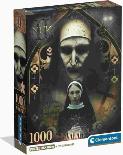 Puzzle CLEMENTONI Horror Collection: The Nun 1000 piezas