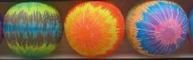 Balón de goma arcoíris 22 cm