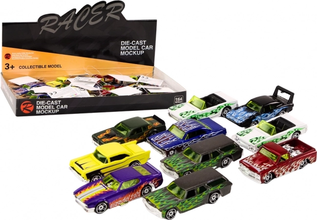 Coche de carreras metálico 1:64