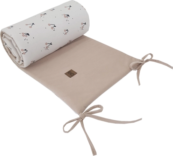 Protector ecológico para cuna Cherry 180 × 35 cm