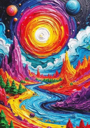 Puzzle Chromaverse de 1000 piezas