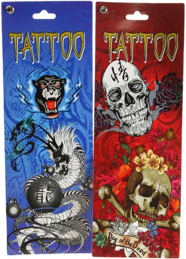 Tatuajes temporales infantiles – set de 6 láminas
