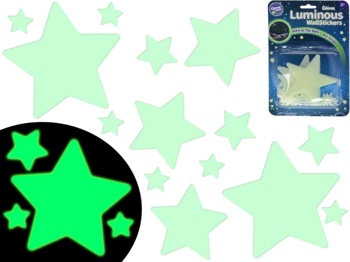 Estrellas luminosas para habitación infantil (28 uds.)