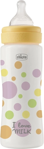 Chicco Perfect Easy biberón 330 ml con flujo rápido de silicona 4m+