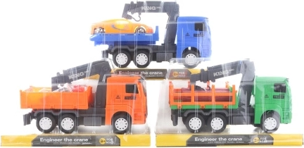 Coche de construcción de plástico con mecanismo de inercia 22 × 12 × 7,5 cm