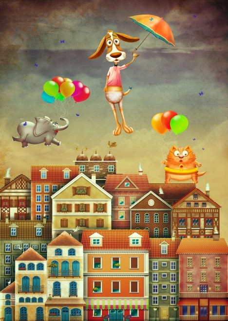 Puzzle ENJOY sobre la ciudad – 1000 piezas