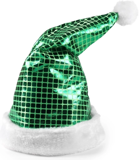 Gorro navideño verde 43 cm