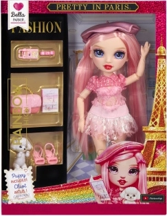 Muñeca de moda Rainbow High en París Bella - 1 pieza