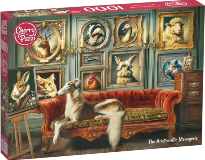 Puzzle CHERRY PAZZI Zoológico aristocrático 1000 piezas