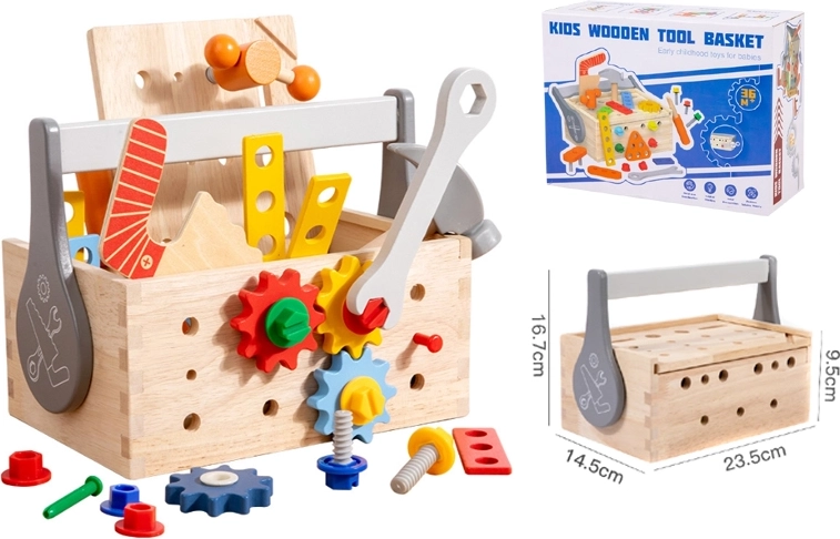 Herramientas de madera para niños