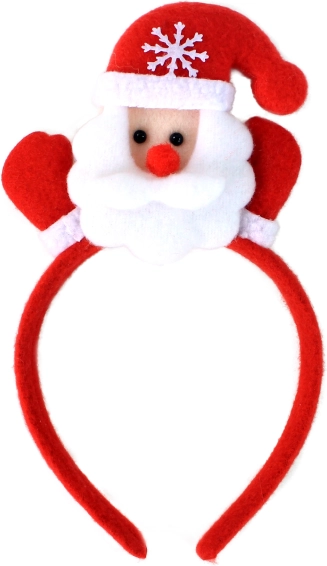 Diadema navideña de Papá Noel