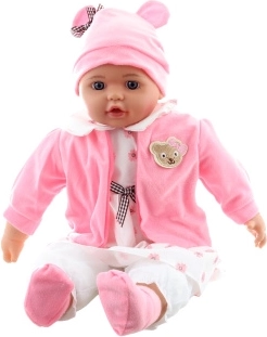 Bebé niña con vestido de flores 50 cm