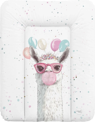 Ceba Baby cambiador blando Basic Crazy Lama 50 × 70 cm