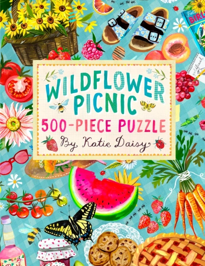 Puzzle Chronicle Books picnic con flores silvestres 500 piezas