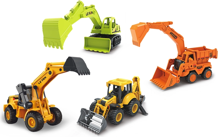 Vehículo de construcción de fricción de 20 cm - 1 unidad