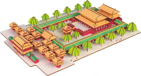 Rompecabezas 3D de madera Woodcraft Templo de Confucio