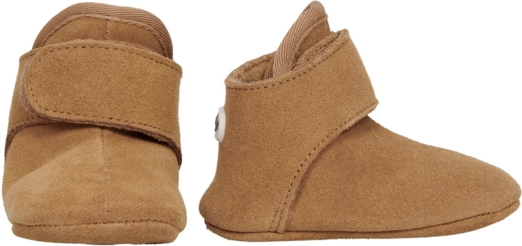 Patucos de cuero Lodger walker basic cognac 3–6 meses