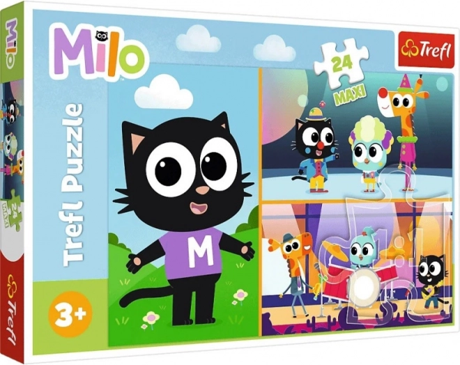Puzle 24 maxi – aventura del gatito Milo