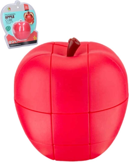 Rompecabezas giratorio de plástico manzana 8 cm - 1 pieza