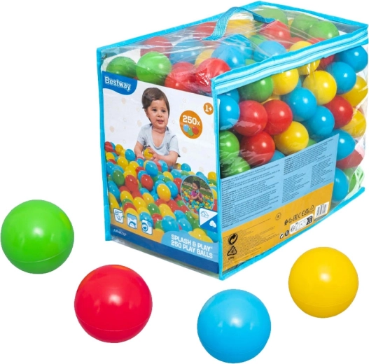 Pelotas de juego de colores BESTWAY Splash & Play 250 uds