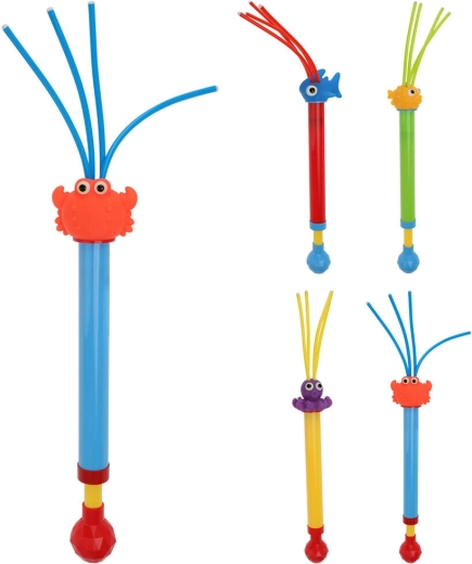 Pistola de agua de chorro 54 cm con rociador – mezcla de colores y motivos