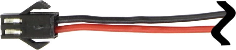 Jamara cable de conexión con aislamiento de silicona, conector hembra (female) 50 mm, 1,5 mm² - 1 unidad