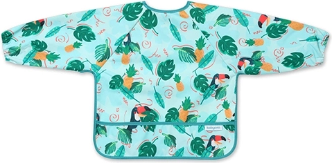 Babero impermeable con mangas largas BABYONO Toucans 6m+