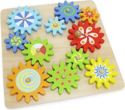 Juego de madera con engranajes BABU