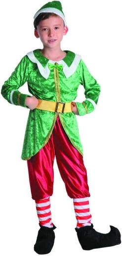 Disfraz de carnaval de duende para niños, talla M (120–130 cm) - 1 pieza