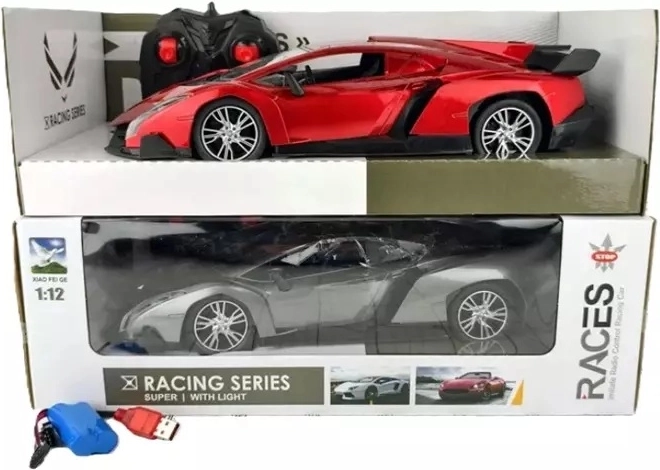 Coche deportivo Dromader teledirigido - 1 unidad